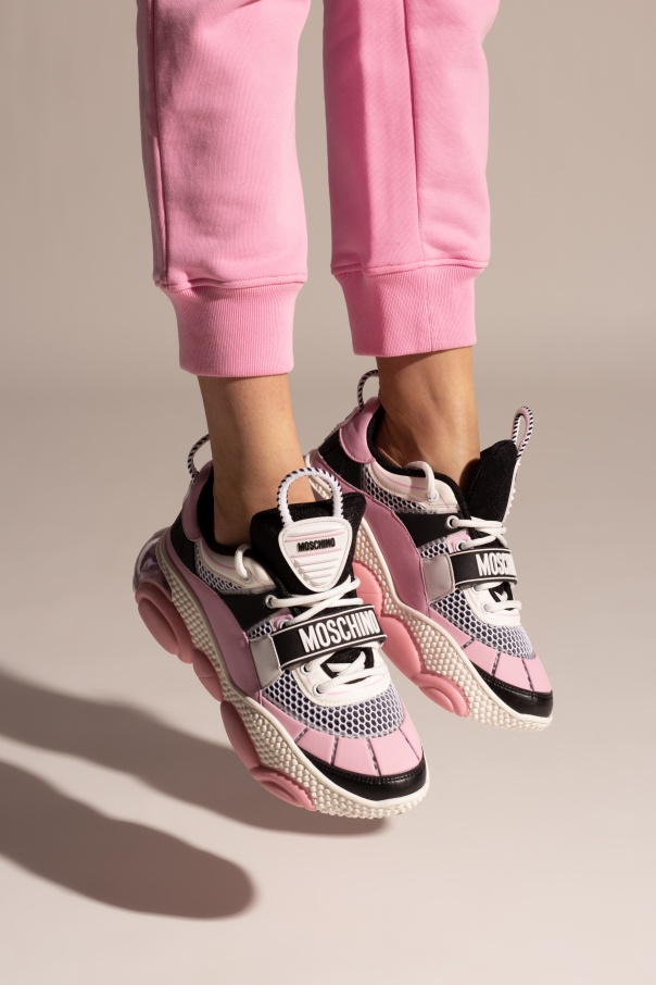 Moschino hotsell pink sneakers